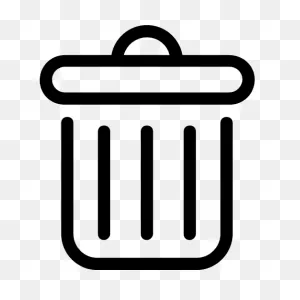 Delete Remove Trash Trash Bin Trash Can Icon - 25 Free Ui Icons
