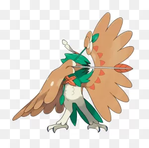 Sun Moon Decidueye Z Move Artwork From The Official Artwork Set ClipartFlare.com 