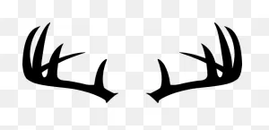 Black Silhouette Of Deer Antlers | Use These Free Images For Your ClipartFlare.com 