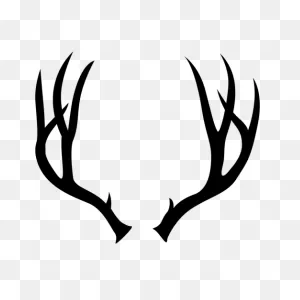Large Deer Antler Silhouette #ad , #deer, #antler, #silhouette ClipartFlare.com 