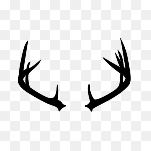 Whitetail Deer Antler Silhouette #ad , #deer, #antler, #silhouette ClipartFlare.com 