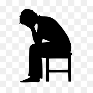 Depression Silhouette | Free PNG-WebP