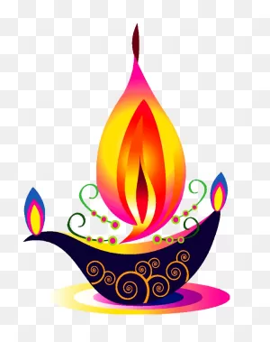 Candle Vector Deepavali - Happy Diwali Images In Hindi Clipart ClipartFlare.com 