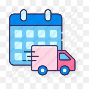 Delivery Scheduled - Free Shipping And Delivery Icons