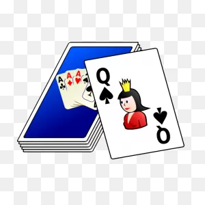 Vector Drawing Of Color Deck Of Cards | Free PNG-WebP