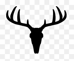 Deer Head Silhouette - Free Vector Graphic On ClipartFlare