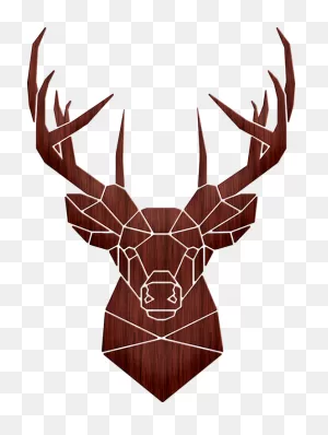 Geometrical Deer Head Glitter - Free Image On ClipartFlare