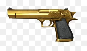 Golden Desert Eagle Transparent Clipart - Large Size Png Image ClipartFlare.com 