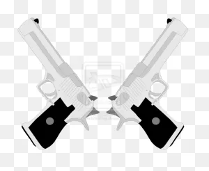 Imi Desert Eagle Firearm Art Revolver Pistol - Png Double Desert ClipartFlare.com 