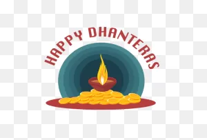Best Premium Happy Dhanteras With Gold Coins And Diya Illustration ClipartFlare.com 