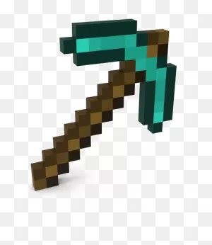 Download Minecraft Png Pic - Minecraft Diamond Pickaxe Png - Full ClipartFlare.com 