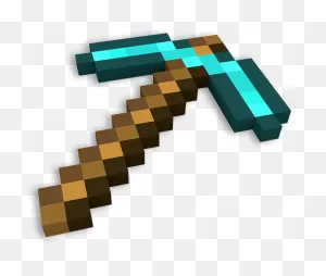 Download Minecraft Diamond Pickaxe Png - Full Size Png Image - ClipartFlare