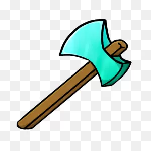 Free Minecraft Diamond Pickaxe Png, Download Free Minecraft ClipartFlare.com 
