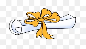 School Clip Art By Phillip Martin, Diploma