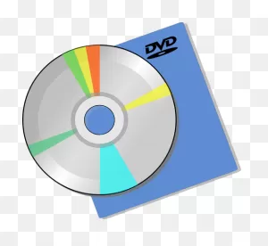 Dvd Disc Over A Sleeve Image | Public Domain Vectors