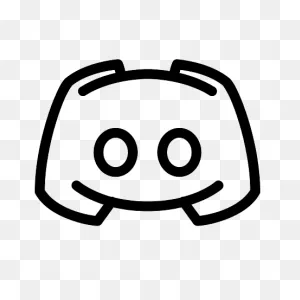 Discord Icon Black Transparent Png - Stickpng