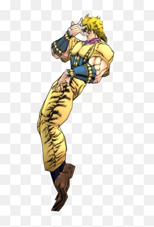 Powerful. Large. Deep., Transparent Dio Brando Model From Phantom ClipartFlare.com 