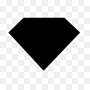 Diamond Shape Silhouette | Free PNG-WebP