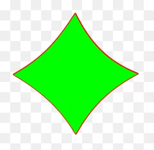 Green Diamond Shape Clipart - Full Size Clipart (#5205833 ClipartFlare.com 