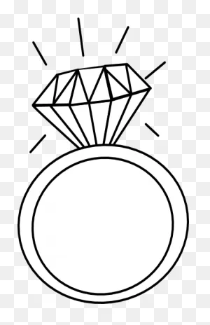 Diamond Ring Engagement Ring Outline Clip Art 2 Lettering Plays ClipartFlare.com 