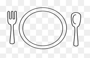 Empty Dinner Plate Clipart - Milton Ochoa - (600X391) Png Clipart ClipartFlare.com 