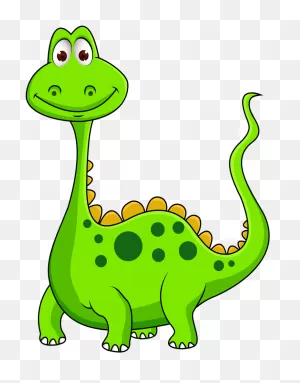 Dinosaurs Clipart Lime Green - Cartoon Dinosaur Transparent ClipartFlare.com 