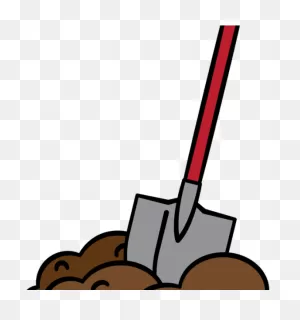 Clip Cliparts X Carwad Net - Shovel In Dirt Clipart - Png Download ClipartFlare.com 