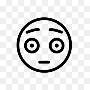 Distressed, Emoji, Emoticon, Stunned, Surprised Icon - Download On ClipartFlare.com 