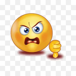 Dislike Emoji Png Clipart | 