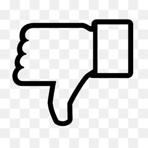 Dislike Clipart Icon - Web Icons Png