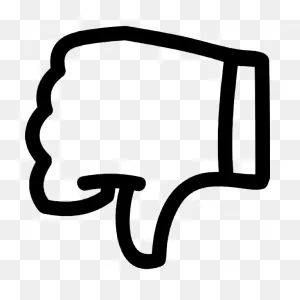 Dislike Png - Dont Like Clipart - Full Size Clipart (#3628035 ClipartFlare.com 