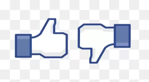 Facebook Like Dislike Clipart