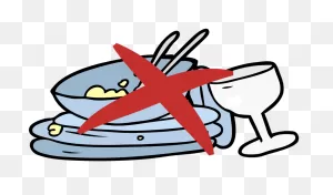 Dirty Dishes Clipart - Png Download - Full Size Clipart (#5401426 ClipartFlare.com 