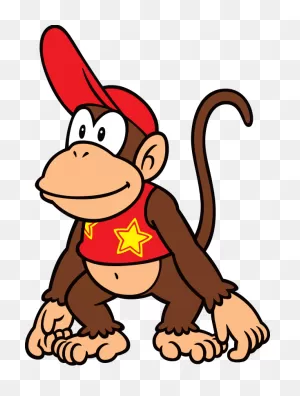 Diddy Kong | Paper Shin A.k.a Keroro Gunsou Wiki | ClipartFlare