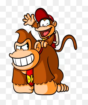 Donkey Kong And Diddy Kong By Jamesmantheregenold On  ClipartFlare.com 