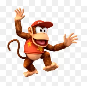Diddy Kong - ClipartFlare, The Free Social Encyclopedia