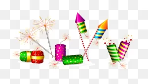 Cracker Clipart Firework Display - Happy Diwali Images 2018 - Png ClipartFlare.com 