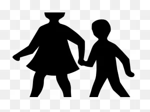 Dirt Road Clipart Black And White - Child Silhouette Clip Art ClipartFlare.com 