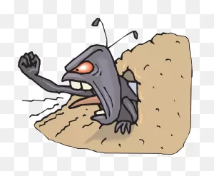 Download Dirt Clipart Ant Pile - Angry Ant Clipart - Full Size Png ClipartFlare.com 