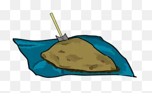 Pile Of Dirt Mound Tarp - Free Vector Graphic On ClipartFlare