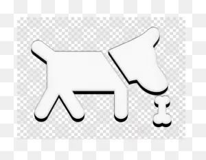 Dog Icon Dog Smelling A Bone Icon Dogs Icon Clipart - Labrador ClipartFlare.com 