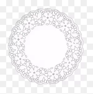 Doily Design Lace Icon Help Iconhelp Cute Aesthetic - Portable ClipartFlare.com 