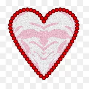 Doily Heart Arvin61R58 | Free PNG-WebP