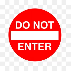 Do Not Enter Traffic Sign Vector Image | Free PNG-WebP