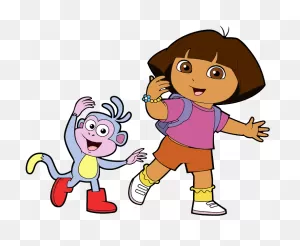 Dora The Explorer Clip Art - Dora The Explorer And Boots - Png ClipartFlare.com 
