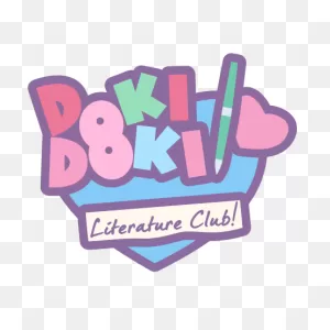 28 Doki Doki Literature Club Logo - Pin Logo Icon