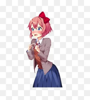 Check Out This Transparent Doki Doki Literature Club Sayori ClipartFlare.com 