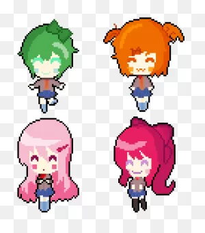 Doki Doki Literature Club By Pieindaskyct06 - Doki Doki Literature ClipartFlare.com 