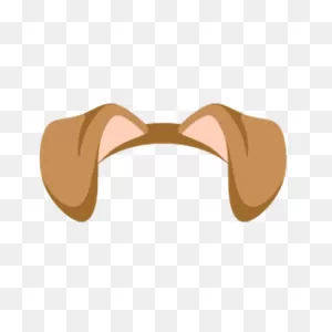 Cute Dog Ears Snapchat Filter Transparent Png - Stickpng