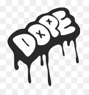 Dope Sticker Clipart - Full Size Clipart (#5669121) - ClipartFlare